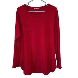 3/$20 New Choice Red Long Sleeve Shirt